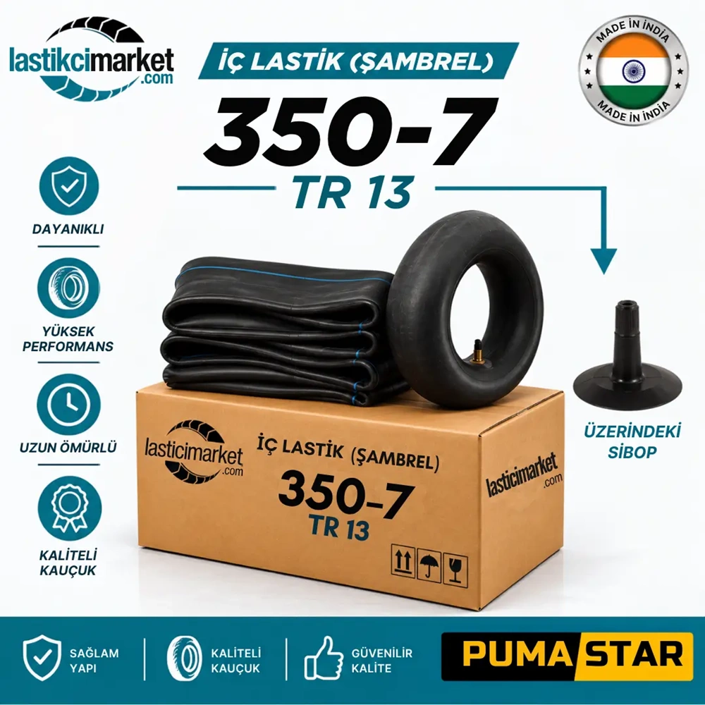 350-7 Tr13 (TA) Puma Star İç Lastik Koli İçi Adet (80)